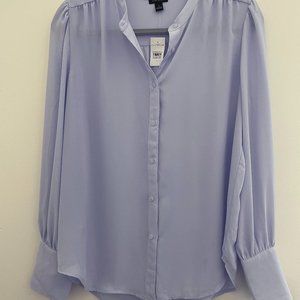 Ann Taylor - Long Sleeve Blouse - Lilac